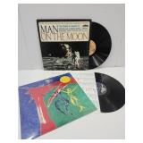 Record Albums- Apollo 11 NASA Man on the Moon, REO