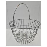 Primitive Metal Chicken Egg Wire Basket