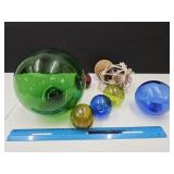 Lot of Glass  Balls 2" Up to 7"