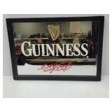 Guinness Mirrored Sign 18" by 13"