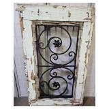 Wrought Iron Window Grill/Guard 28" by 47"H