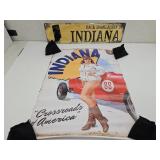 New Indy 500 Metal & Canvas Signs See Sizes