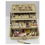 Tackle Box with Fishing Lures & More