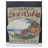 NICE Cabin Sign 17"x18.5"