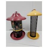 2 Bird Feeders up to 11" H