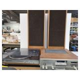 VTG REALISTIC Stereo, Record Player,Speakers 36"h