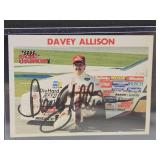 Authentic DAVEY ALLISON Baseball Card NO COA