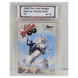 1996 The Lone Ranger Dart Inc Promo Card # 1