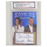 Iconic Ink Duet Cuts The Obamas Ltd Ed Facsimiles