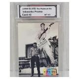 ELVIS The Platinum Ed 1999 Promo Card # 2