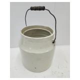 Antique Stoneware 1 Gal.Crock w Handle