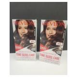 2 New Revlon Colorsilk Tone-Gloss-Care