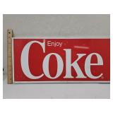 Enjoy Coca Cola Metal Sign 22" x10"