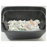 Tote w Lot PVC Plumbing Fittings 3/4" & 1/2"