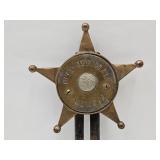 City Official MUNCIE Star Emblem Star 5 1/2"