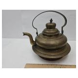 Antique  Heavy Brass & Copper Kettle