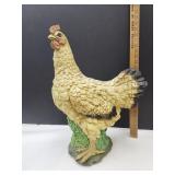 24" H Lge Resin Rooster Statue
