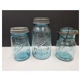 3 Ball Jars Pint & Quart