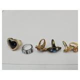 Costume Rings Lot SZ 5 - 6.5