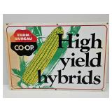 Farm Bureau CO-OP Sign 20 x 14" (Plastic)