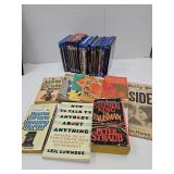 Paper Back Books & Blu Ray Movies