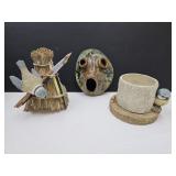 Stoneware Art 4.5" & Hallmark Marjolin Bastin
