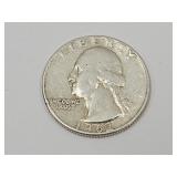1962 Silver Washington Quarter Coin