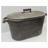 Copper Boiler w Lid 23" Long