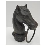 Cast Iron Horse Head Hitching Post