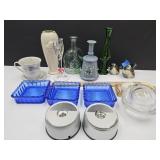 Lot og Glass Cobalt , Bunny & Chick Shakers +