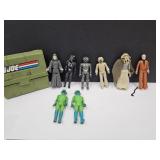 VTG Star Wars Action Figures  4", GI Joe Box