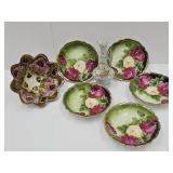 VTG Bavaria 5 1/2" w Bowls & Numbered Vase 6.5"H