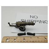4" Metal Cannon w Shells FIRES NO SHIPPING