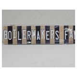 New Purdue Metal Sign  16" x 4"