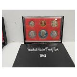 1981 US Mint Proof Set