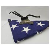 Free US Flag with Metal Art