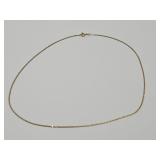 14k Gold Necklace 19"