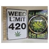 New Smoking Metal Signs 8" x 12"