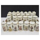 Lot of Hummel Spice Jars by Danburry Mint