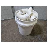 5 Gal Bucket Plumbing PVC Elbows