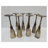 Set of 8 Brass Maurice Duchin Stemware