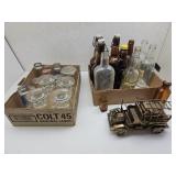 Assorted Bottles & Bar Ware