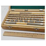 Machinist Gauge Blocks with Paperwork  12" Box
