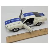 1967 Ford Shelby Bullova Die Cast Car  8" Long