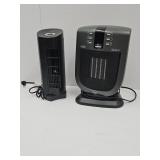 Tower Fan & Space Heater 13"
