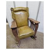 Antique Tiger Oak  Rocking Chair