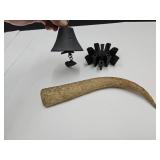 Elk Horn 10",   3" Cast Bell+