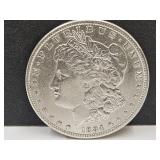 1884 Morgan Silver Dollar Coin
