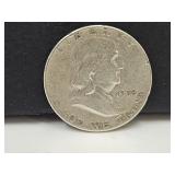 1952 Silver Franklin Half Dollar Coin