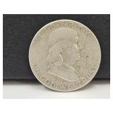 1951 Silver Franklin  Half Dollar Coin